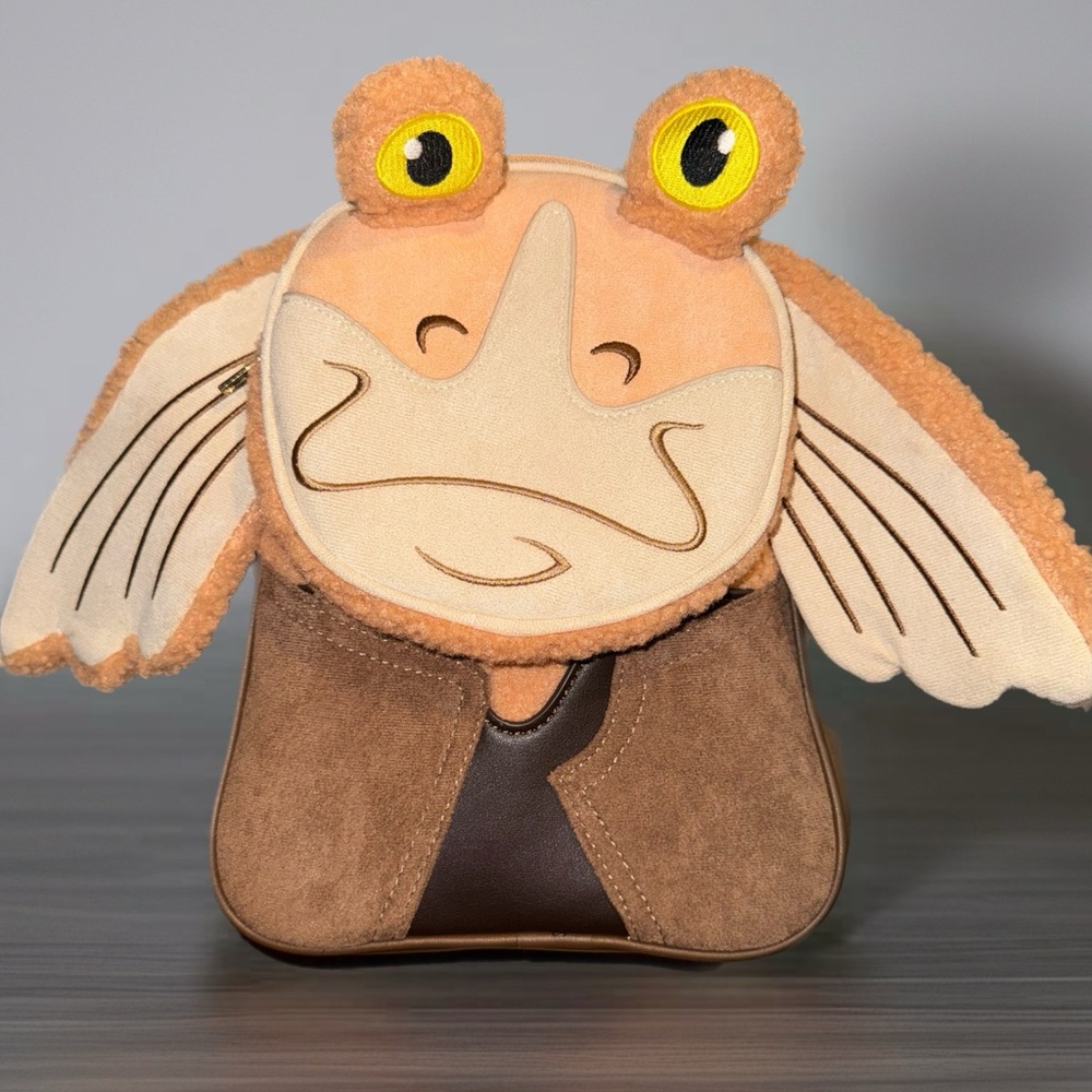 Unique Brown Disney Character Backpack